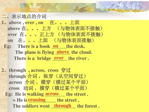 the cross-the crossing前面加什么介詞