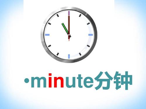 minute-minutes怎么讀