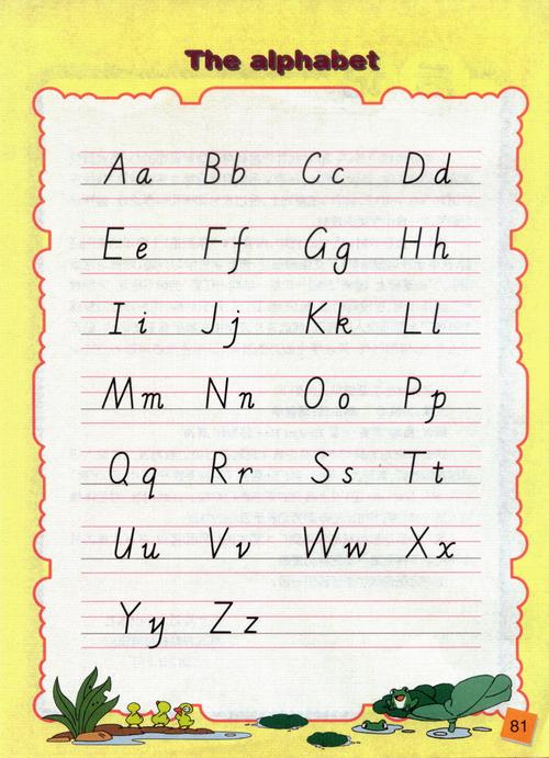 英文26個字母-英文26個字母大小寫