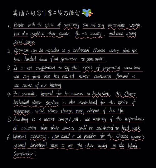 六級(jí)作文萬(wàn)能句型-六級(jí)作文萬(wàn)能句型模板