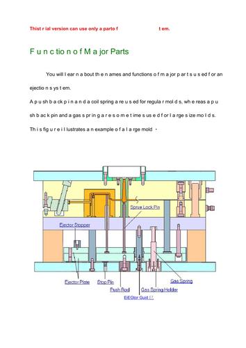 模具英語-模具英語怎么讀